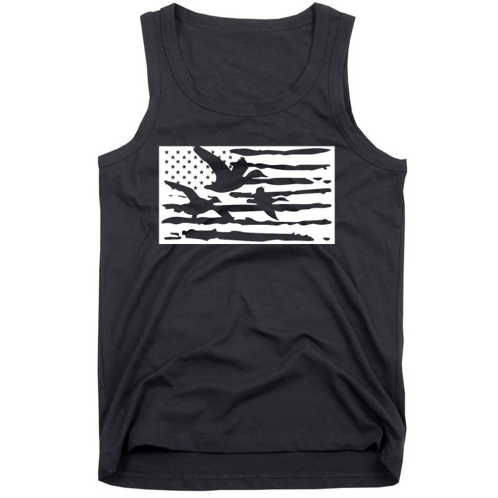 American Flag Duck Hunter Tank Top