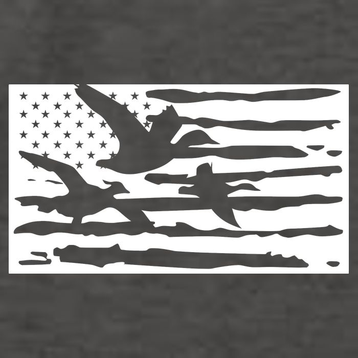 American Flag Duck Hunter Vector Backpack