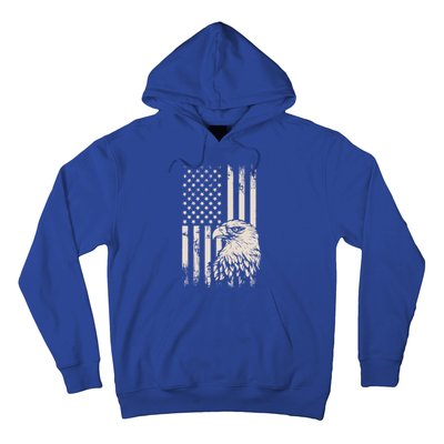 American Flag Eagle Usa Distressed Meaningful Gift Hoodie