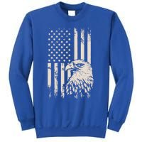 American Flag Eagle Usa Distressed Meaningful Gift Sweatshirt