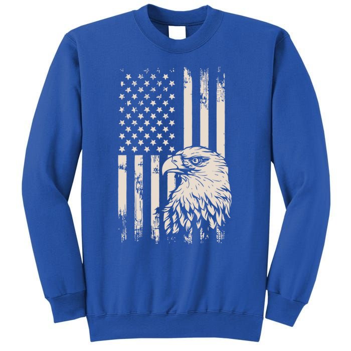 American Flag Eagle Usa Distressed Meaningful Gift Sweatshirt