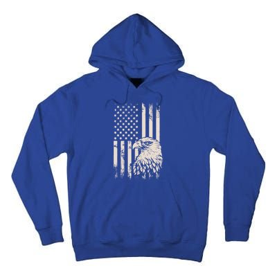 American Flag Eagle Usa Distressed Meaningful Gift Tall Hoodie