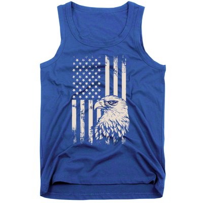 American Flag Eagle Usa Distressed Meaningful Gift Tank Top