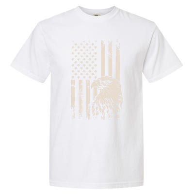 American Flag Eagle Usa Distressed Meaningful Gift Garment-Dyed Heavyweight T-Shirt