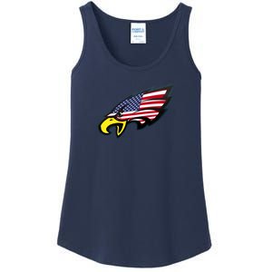 American Flag Eagle Ladies Essential Tank