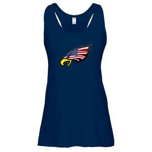 American Flag Eagle Ladies Essential Flowy Tank