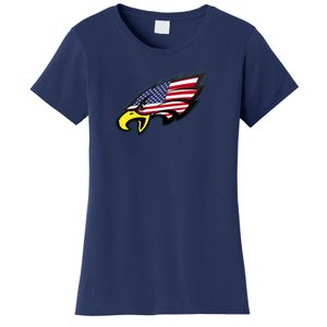 American Flag Eagle Women's T-Shirt