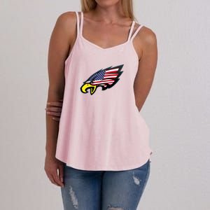 American Flag Eagle Women's Strappy Tank