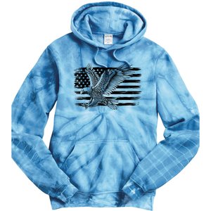 American Flag Eagle 4th Of July Independence Day Patriotic Tie Dye Hoodie