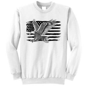 American Flag Eagle 4th Of July Independence Day Patriotic Sweatshirt