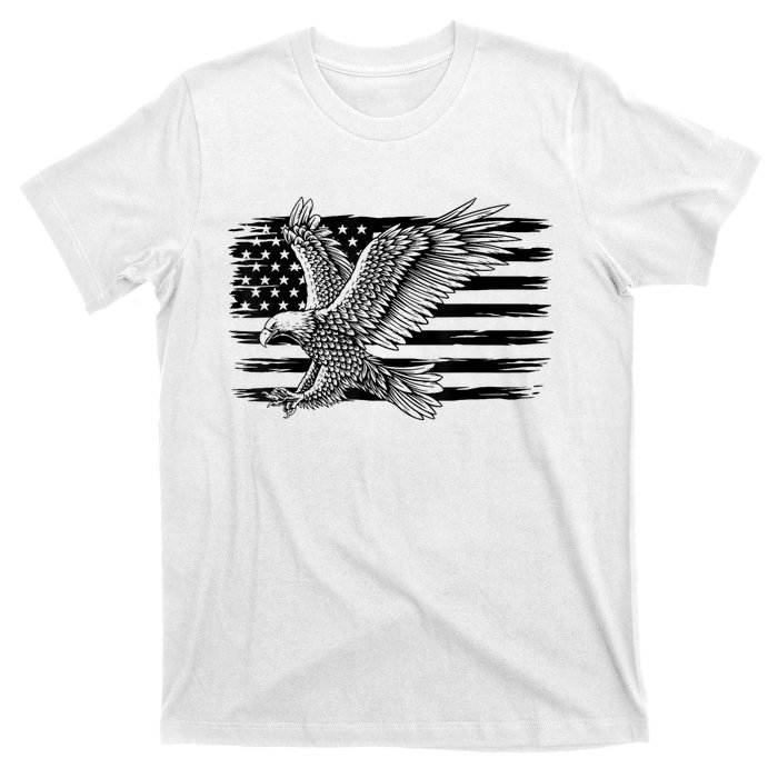 American Flag Eagle 4th Of July Independence Day Patriotic T-Shirt