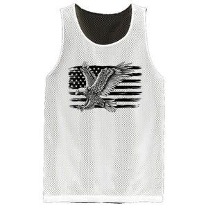 American Flag Eagle 4th Of July Independence Day Patriotic Mesh Reversible Basketball Jersey Tank