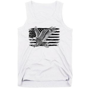 American Flag Eagle 4th Of July Independence Day Patriotic Tank Top