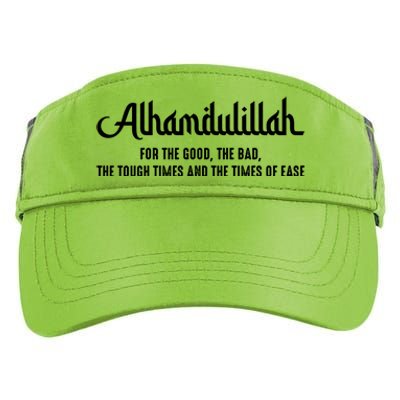 Alhamdulillah For Everything Islamic Muslim Ramadan Eid Gift Adult Drive Performance Visor