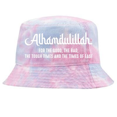 Alhamdulillah For Everything Islamic Muslim Ramadan Eid Gift Tie-Dyed Bucket Hat