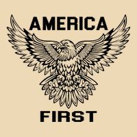 America First Eagle America First Zip Tote Bag