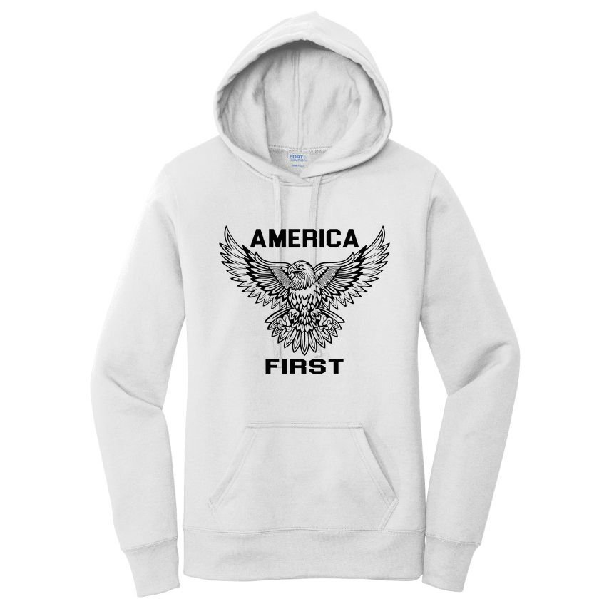 America First Eagle America First Women's Pullover Hoodie