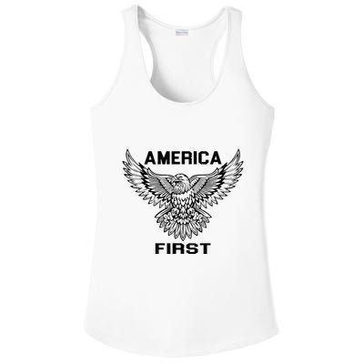 America First Eagle America First Ladies PosiCharge Competitor Racerback Tank
