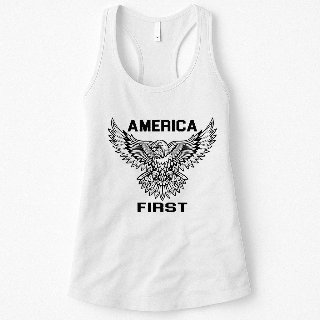 America First Eagle America First Womens Tank Top