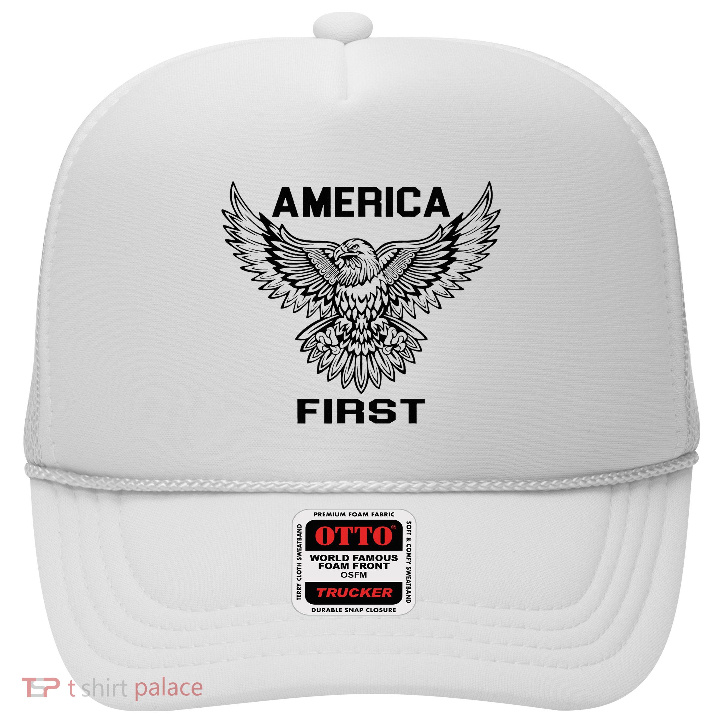 America First Eagle America First Trucker Hat