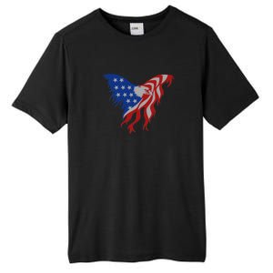 American Flag Eagle. Tall Fusion ChromaSoft Performance T-Shirt