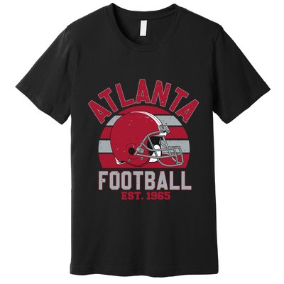 Atlanta Football Est 1965 Team Supporter Premium T-Shirt