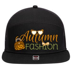 Autumn Fashion Essentials 7 Panel Mesh Trucker Snapback Hat