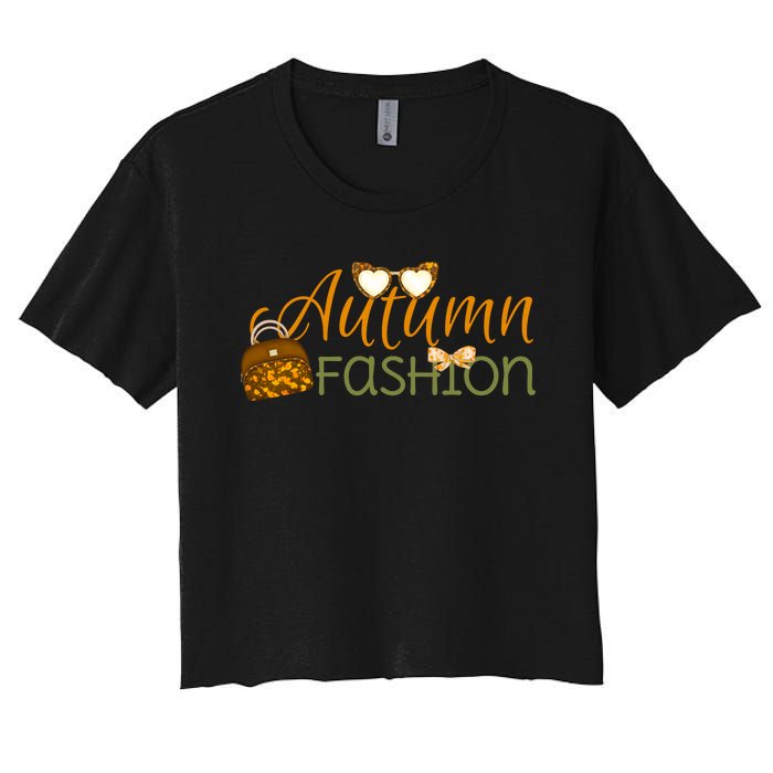 Autumn Fashion Essentials Women's Crop Top Tee