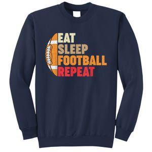 American Football Eat Sleep Football Repeat Sweatshirt