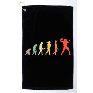 American Football Evolution Gift For Football Players Platinum Collection Golf Towel