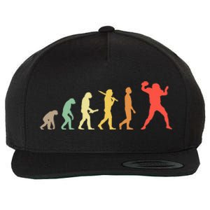 American Football Evolution Gift For Football Players Wool Snapback Cap