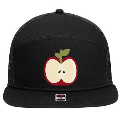 Apple Fruit Easy Lazy DIY Halloween Costume 7 Panel Mesh Trucker Snapback Hat