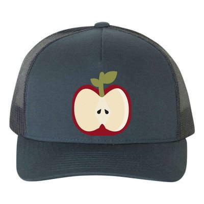 Apple Fruit Easy Lazy DIY Halloween Costume Yupoong Adult 5-Panel Trucker Hat