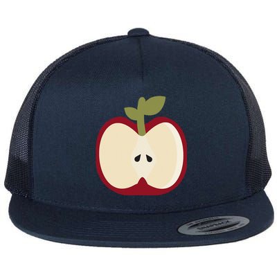 Apple Fruit Easy Lazy DIY Halloween Costume Flat Bill Trucker Hat