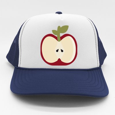 Apple Fruit Easy Lazy DIY Halloween Costume Trucker Hat