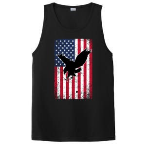 American Flag Eagle Patriotic Usa Great Gift PosiCharge Competitor Tank