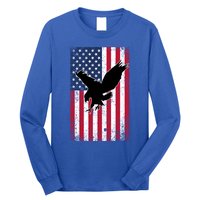 American Flag Eagle Patriotic Usa Great Gift Long Sleeve Shirt