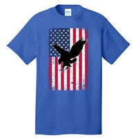 American Flag Eagle Patriotic Usa Great Gift Tall T-Shirt