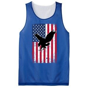 American Flag Eagle Patriotic Usa Great Gift Mesh Reversible Basketball Jersey Tank