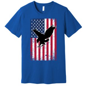 American Flag Eagle Patriotic Usa Great Gift Premium T-Shirt