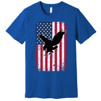 American Flag Eagle Patriotic Usa Great Gift Premium T-Shirt