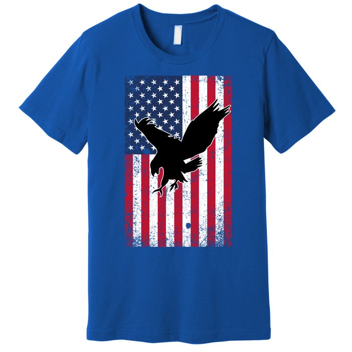 American Flag Eagle Patriotic Usa Great Gift Premium T-Shirt