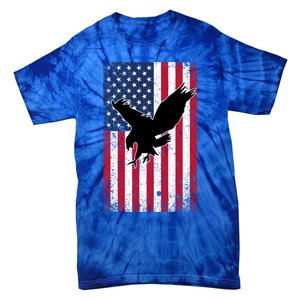 American Flag Eagle Patriotic Usa Great Gift Tie-Dye T-Shirt