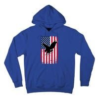 American Flag Eagle Patriotic Usa Great Gift Tall Hoodie