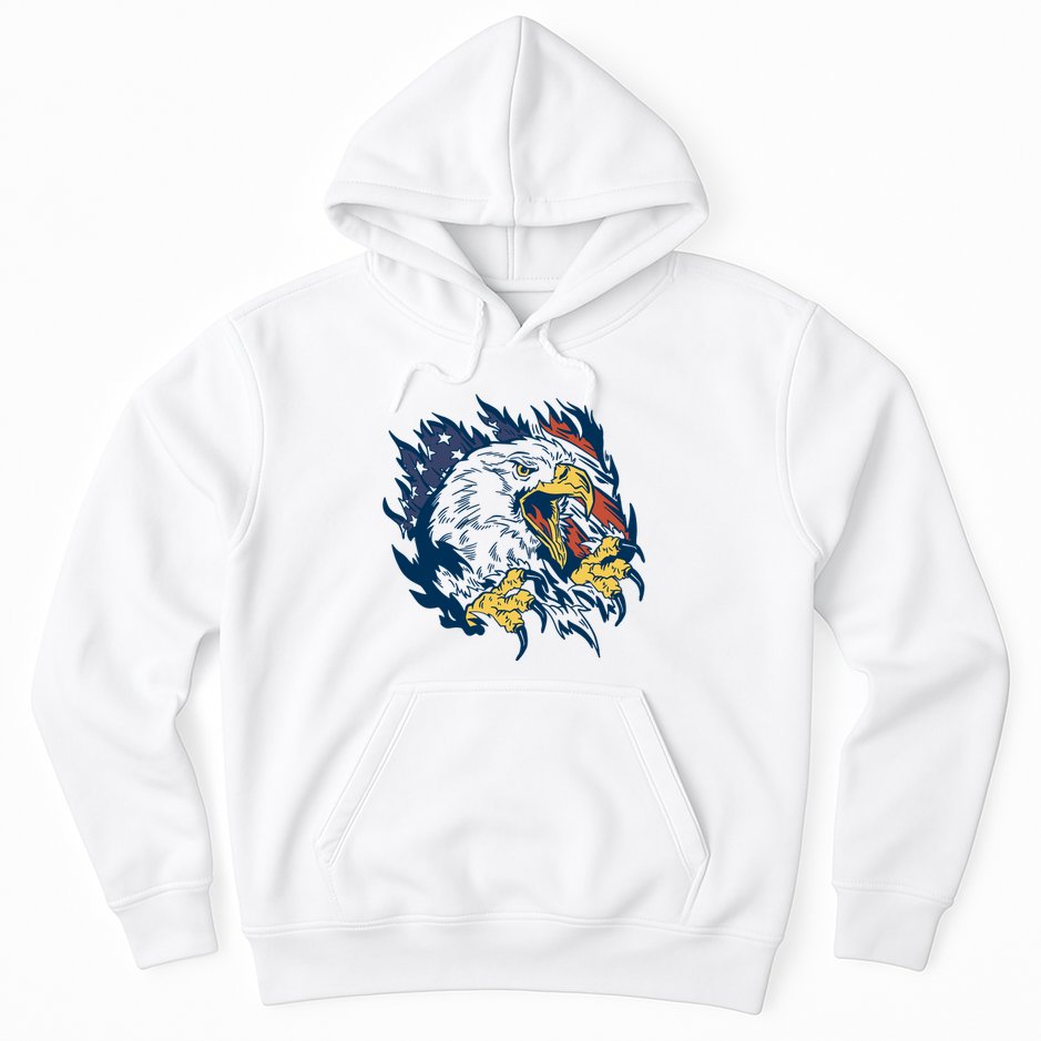 American Flag Eagle Patriot Gift Hoodie