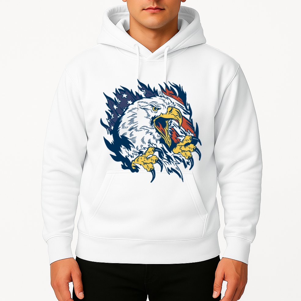 American Flag Eagle Patriot Gift Hoodie