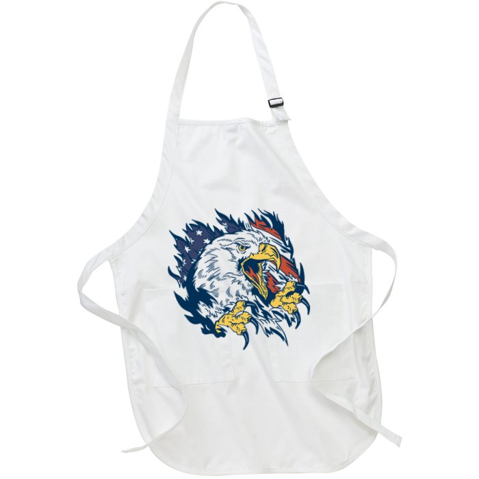American Flag Eagle Patriot Gift Apron