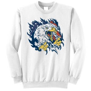 American Flag Eagle Patriot Gift Sweatshirt