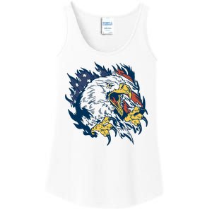 American Flag Eagle Patriot Gift Ladies Essential Tank