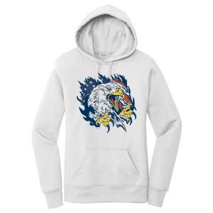 American Flag Eagle Patriot Gift Women's Pullover Hoodie